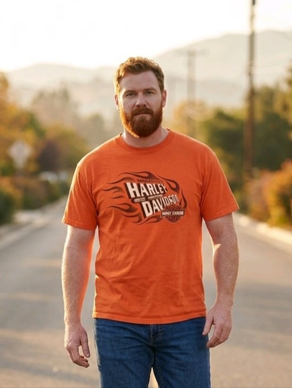 Harley-Davidson Orange T-Shirt